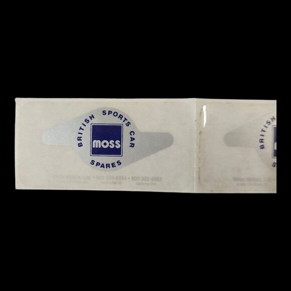 MGB North America Moss Rahal Helmet NER SCCA Decal Sticker Lot Vintage 90s NOS - Picture 7 of 9